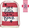 TELO-MARE-FOUTA-PER-LETTINO-COTONE-75X195-RIGATO-PON-PON-E-TASCHE-LATERALI