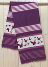 Telo-mare-Fouta-Singolo-con-Righe-e-Farfalle
