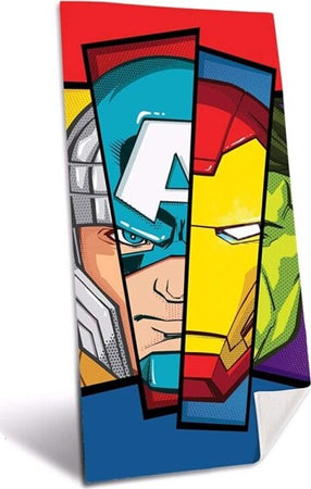 Telo-Mare-In-Cotone-Avanger-Marvel-Asciugamano-Mare-Piscina-Aironman-Hulk-Thor