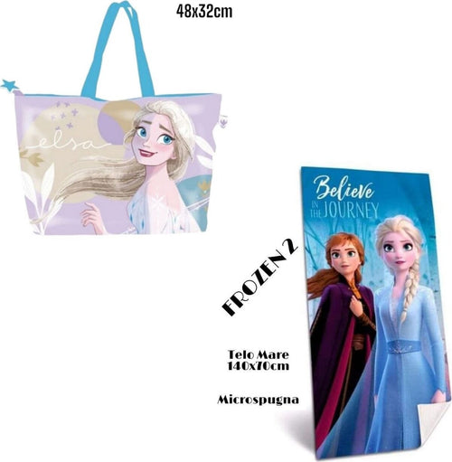 Telo Mare In Cotone Frozen 2 + Borsa Da Spiaggia Asciugamano Per Mare Piscina Casa e cucina/Tessili per la casa/Biancheria da bagno/Asciugamani/Teli mare Trade Shop italia - Napoli, Commerciovirtuoso.it