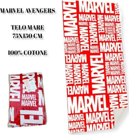 Telo Mare In Cotone Marvel Avengers Rosso Asciugamano Mare Piscina Bambini Casa e cucina/Tessili per la casa/Biancheria da bagno/Asciugamani/Teli mare Trade Shop italia - Napoli, Commerciovirtuoso.it