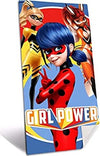 Telo-Mare-In-Cotone-Miraculous-Lady-Bug--Asciugamano-Mare-Piscina-Bambini