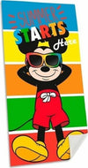 Telo-Mare-In-Cotone-Topolino-Mickey-Mouse-Asciugamano-Mare-Piscina-Bambini