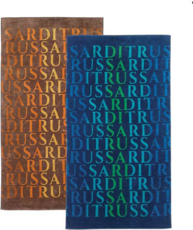 Telo mare in pura spugna di cotone trussardi circle & stripe e heat map modelli unici di trussardi per il mare e la piscina Casa e cucina/Tessili per la casa/Biancheria da bagno/Asciugamani/Teli mare Puleo Casa - Palermo, Commerciovirtuoso.it
