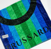 Telo mare in pura spugna di cotone trussardi circle & stripe e heat map modelli unici di trussardi per il mare e la piscina Casa e cucina/Tessili per la casa/Biancheria da bagno/Asciugamani/Teli mare Puleo Casa - Palermo, Commerciovirtuoso.it