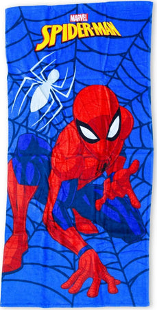 Telo-mare-in-spugna-personaggi-disney-spiderman-mickey-minnie-avengers-sonic-stich-principesse-misura-70x140-cm-Disney-Marvel