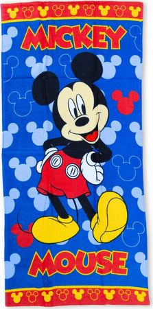 Telo-mare-in-spugna-personaggi-disney-spiderman-mickey-minnie-avengers-sonic-stich-principesse-misura-70x140-cm-Disney-Marvel