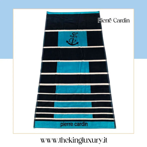Telo mare Pierre Cardin Velur 90x160 CM Spugna di Cotone Cimato