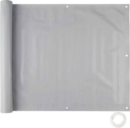 Telo Ombreggiante E Frangi Vista in Poliestere Grigio 160 Gr 5 Mt Giardino e giardinaggio/Arredamento da giardino e accessori/Ombrelloni tende e tettucci parasole/Vele parasole Decor Space - Altamura, Commerciovirtuoso.it