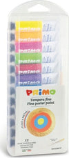 Tempera in tubetto - 12 ml - fluo - metal - Primo - scatola 12 pezzi Giochi e giocattoli/Attività creative/Accessori per disegnare e colorare/Pittura/Colori a tempera Eurocartuccia - Pavullo, Commerciovirtuoso.it