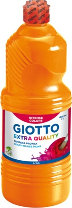 Tempera pronta - 1000ml - arancione - Giotto Giochi e giocattoli/Attività creative/Accessori per disegnare e colorare/Pittura/Colori a tempera Eurocartuccia - Pavullo, Commerciovirtuoso.it