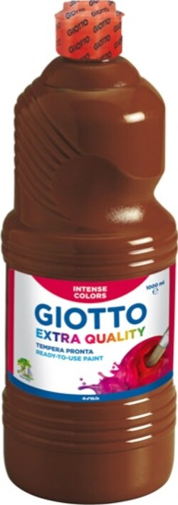 Tempera pronta - 1000ml - marrone - Giotto Giochi e giocattoli/Attività creative/Accessori per disegnare e colorare/Pittura/Colori a tempera Eurocartuccia - Pavullo, Commerciovirtuoso.it