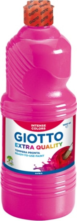 Tempera pronta - 1000ml - rosso magenta - Giotto Giochi e giocattoli/Attività creative/Accessori per disegnare e colorare/Pittura/Colori a tempera Eurocartuccia - Pavullo, Commerciovirtuoso.it