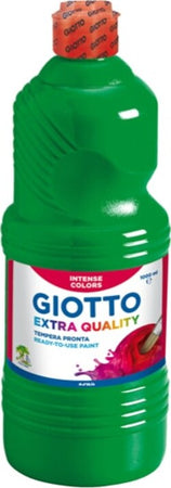 Tempera pronta - 1000ml - verde - Giotto Giochi e giocattoli/Attività creative/Accessori per disegnare e colorare/Pittura/Colori a tempera Eurocartuccia - Pavullo, Commerciovirtuoso.it