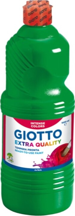 Tempera pronta - 1000ml - verde - Giotto Giochi e giocattoli/Attività creative/Accessori per disegnare e colorare/Pittura/Colori a tempera Eurocartuccia - Pavullo, Commerciovirtuoso.it