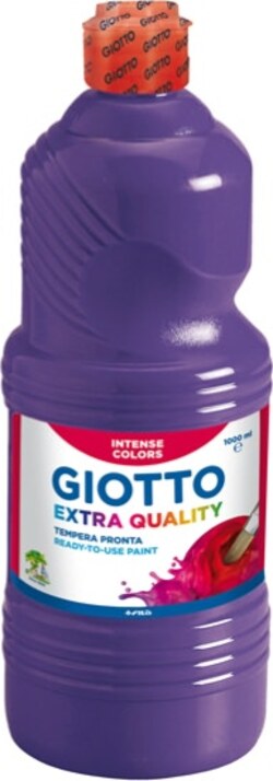 Tempera pronta - 1000ml - violetto - Giotto Giochi e giocattoli/Attività creative/Accessori per disegnare e colorare/Pittura/Colori a tempera Eurocartuccia - Pavullo, Commerciovirtuoso.it