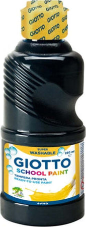 Tempera pronta - 250ml - nero - Giotto Giochi e giocattoli/Attività creative/Accessori per disegnare e colorare/Pittura/Colori a tempera Eurocartuccia - Pavullo, Commerciovirtuoso.it