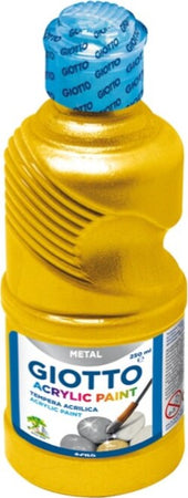 Tempera pronta acrilica - 250ml - oro - Giotto Giochi e giocattoli/Attività creative/Accessori per disegnare e colorare/Pittura/Colori a tempera Eurocartuccia - Pavullo, Commerciovirtuoso.it