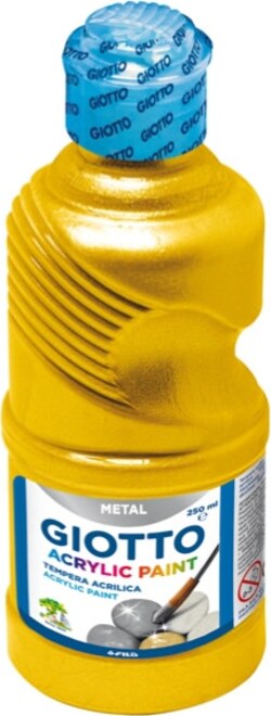 Tempera pronta acrilica - 250ml - oro - Giotto Giochi e giocattoli/Attività creative/Accessori per disegnare e colorare/Pittura/Colori a tempera Eurocartuccia - Pavullo, Commerciovirtuoso.it