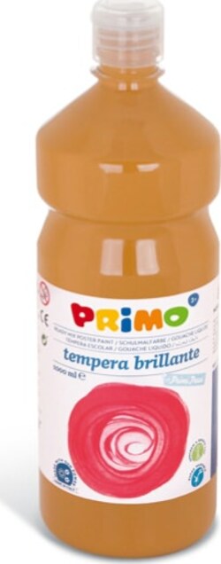 Tempera pronta Primi Passi - 1 L - giallo ocra - Primo Giochi e giocattoli/Attività creative/Accessori per disegnare e colorare/Pittura/Colori a tempera Eurocartuccia - Pavullo, Commerciovirtuoso.it