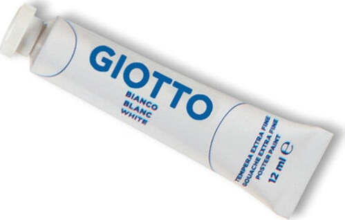 Tempera Tubo 4 - 12ml - bianco - Giotto [multipack] 6 pezzi Giochi e giocattoli/Attività creative/Accessori per disegnare e colorare/Pittura/Colori a tempera Eurocartuccia - Pavullo, Commerciovirtuoso.it