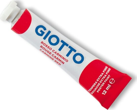 Tempera Tubo 4 - 12ml - rosso carminio - Giotto [multipack] 6 pezzi Giochi e giocattoli/Attività creative/Accessori per disegnare e colorare/Pittura/Colori a tempera Eurocartuccia - Pavullo, Commerciovirtuoso.it