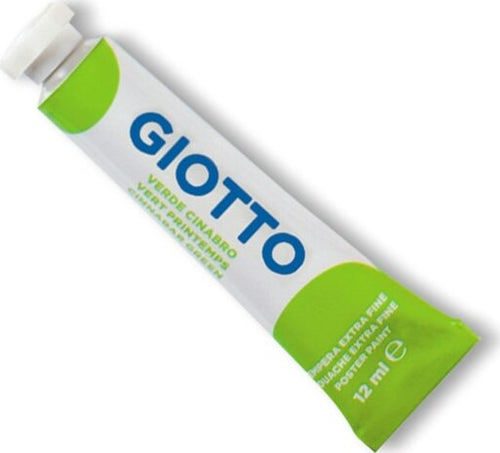 Tempera Tubo 4 - 12ml - verde cinabro - Giotto [multipack] 6 pezzi Giochi e giocattoli/Attività creative/Accessori per disegnare e colorare/Pittura/Colori a tempera Eurocartuccia - Pavullo, Commerciovirtuoso.it