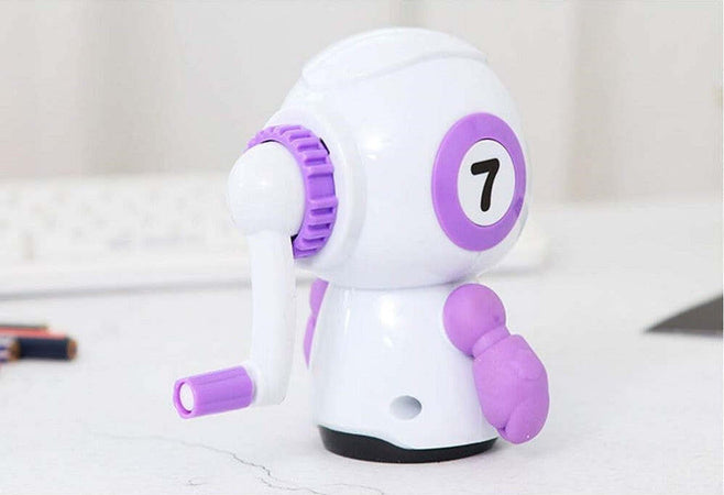 Temperamatite Design Robot Manuale Con Manico Desktop Per Studenti Ufficio Scuola Cancelleria e prodotti per ufficio/Penne matite scrittura e correzione/Temperamatite Trade Shop italia - Napoli, Commerciovirtuoso.it