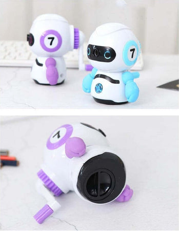 Temperamatite Design Robot Manuale Con Manico Desktop Per Studenti Ufficio Scuola Cancelleria e prodotti per ufficio/Penne matite scrittura e correzione/Temperamatite Trade Shop italia - Napoli, Commerciovirtuoso.it