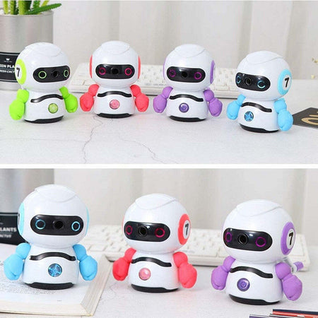 Temperamatite Design Robot Manuale Con Manico Desktop Per Studenti Ufficio Scuola Cancelleria e prodotti per ufficio/Penne matite scrittura e correzione/Temperamatite Trade Shop italia - Napoli, Commerciovirtuoso.it