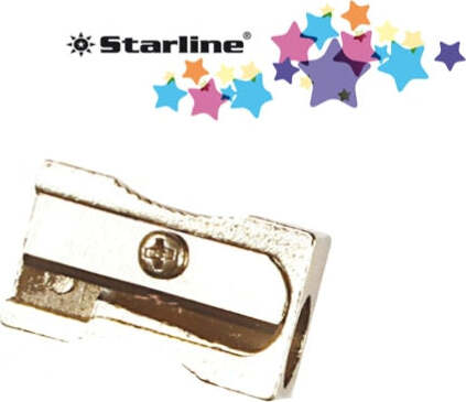 Temperamatite senza contenitore - 1 foro - in metallo - Starline Cancelleria e prodotti per ufficio/Penne matite scrittura e correzione/Temperamatite Eurocartuccia - Pavullo, Commerciovirtuoso.it