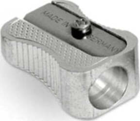 Temperamatite senza contenitore - 1 foro - metallo - cuneiforme - Lebez - conf. 20 pezzi Cancelleria e prodotti per ufficio/Penne matite scrittura e correzione/Temperamatite Eurocartuccia - Pavullo, Commerciovirtuoso.it