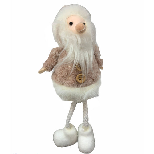 Pendaglio bambolina in pezza h 16 cm, pallina per Albero di Natale addobbi natalizi