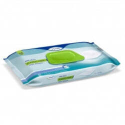 Tena wet wipes plastic free48p