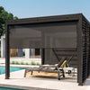Tenda a rullo Frangisole laterale per pergola Bioclimatica con zanzariera