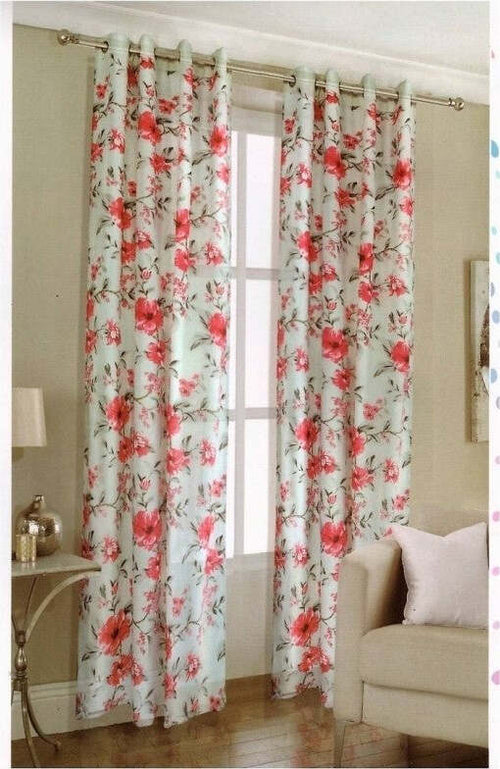 TENDA A FIORI ROSSO FLOREALE 140X280CM A PANNELLO DOPPIO VELO CON 8 ANELLI Casa e cucina/Tessili per la casa/Decorazioni per finestre/Tende classiche e drappeggi/Tende a pannello Trade Shop italia - Napoli, Commerciovirtuoso.it
