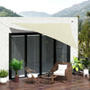 Tenda-a-Vela-Triangolare-Parasole-in-HDPE-per-Spazi-Esterni,-3x3x3-m,-Crema-Bianco-Avorio-ZX201-0617ZX2