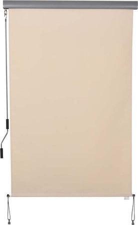 Tenda-Avvolgibile-Parasole-con-Manovella,-Installazione-a-Muro-o-Soffitto,-120x200cm,-Beige-ZS4830-235CWZS4