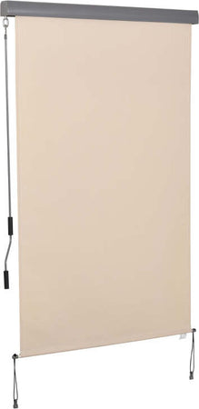 Tenda-Avvolgibile-Parasole-con-Manovella,-Installazione-a-Muro-o-Soffitto,-120x200cm,-Beige-ZS4830-235CWZS4