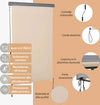 Tenda-Avvolgibile-Parasole-con-Manovella,-Installazione-a-Muro-o-Soffitto,-120x200cm,-Beige-ZS4830-235CWZS4