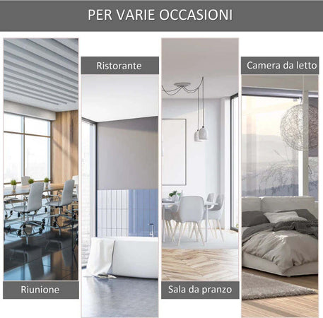 Tenda-Avvolgibile-Parasole-con-Manovella,-Installazione-a-Muro-o-Soffitto,-120x200cm,-Beige-ZS4830-235CWZS4