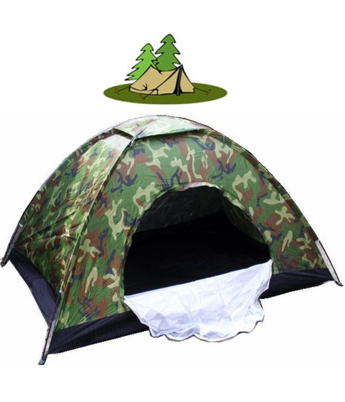 Tenda Campeggio Canadese 2 Posti Mare Camping Con Zanzariera Sacca Trasporto