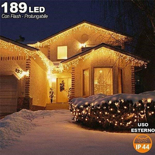 Tenda-Cascata-Luminosa-Bianco-Caldo-510x90cm-Esterno-Prolungabile-A-15mt-189led