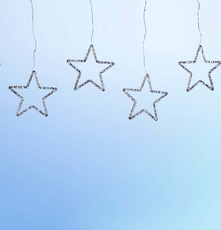 Tenda cascata luminosa con stelle a 440 nanoled per uso interno ed esterno Casa e cucina/Decorazioni per interni/Addobbi e decorazioni per ricorrenze/Decorazioni natalizie/Luci natalizie/Catene luminose per interni MagiediNatale.it - Altamura, Commerciovirtuoso.it