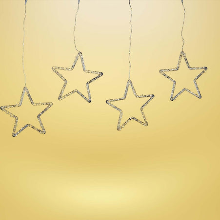 Tenda cascata luminosa con stelle a 440 nanoled per uso interno ed esterno Casa e cucina/Decorazioni per interni/Addobbi e decorazioni per ricorrenze/Decorazioni natalizie/Luci natalizie/Catene luminose per interni MagiediNatale.it - Altamura, Commerciovirtuoso.it