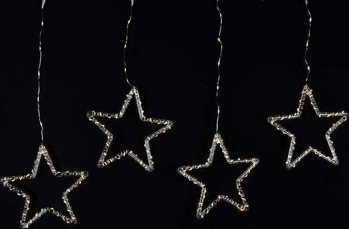 Tenda cascata luminosa con stelle a 440 nanoled per uso interno ed esterno Casa e cucina/Decorazioni per interni/Addobbi e decorazioni per ricorrenze/Decorazioni natalizie/Luci natalizie/Catene luminose per interni MagiediNatale.it - Altamura, Commerciovirtuoso.it