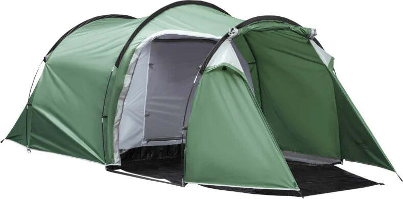 Tenda-da-Campeggio-2-4-Posti-con-Telo-Impermeabile-e-Porte-con-Cerniera,-426x206x15-cm,-Verde-Scuro-EN5A20-173EN5