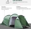 Tenda-da-Campeggio-2-4-Posti-con-Telo-Impermeabile-e-Porte-con-Cerniera,-426x206x15-cm,-Verde-Scuro-EN5A20-173EN5