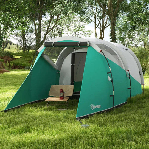 Tenda-da-Campeggio-2-4-Posti-Impermeabile-a-Tunnel-con-Borsa-di-Trasporto,-460x260x190-cm,-Verde-ED3A20-399V00GNED3