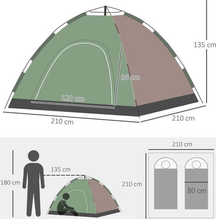 Tenda-da-Campeggio-2-Posti-con-Borsa-da-Trasporto,-Ganci-per-Lampade-e-Tasche-Portaoggetti,-210x210x135-cm-TK9A20-264V01MXTK9